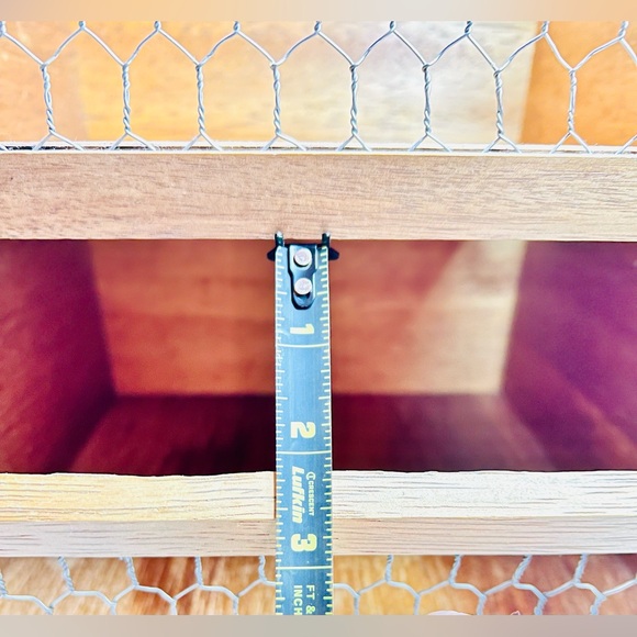 Pioneer Woman Floral Wood Countertop Produce Bins Set of 2 Farmhouse - Picture 13 of 16